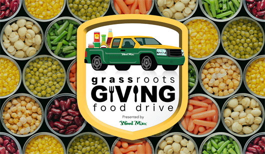 Grassroots Giving Food Drive Benefits We Don't Waste Food Bank